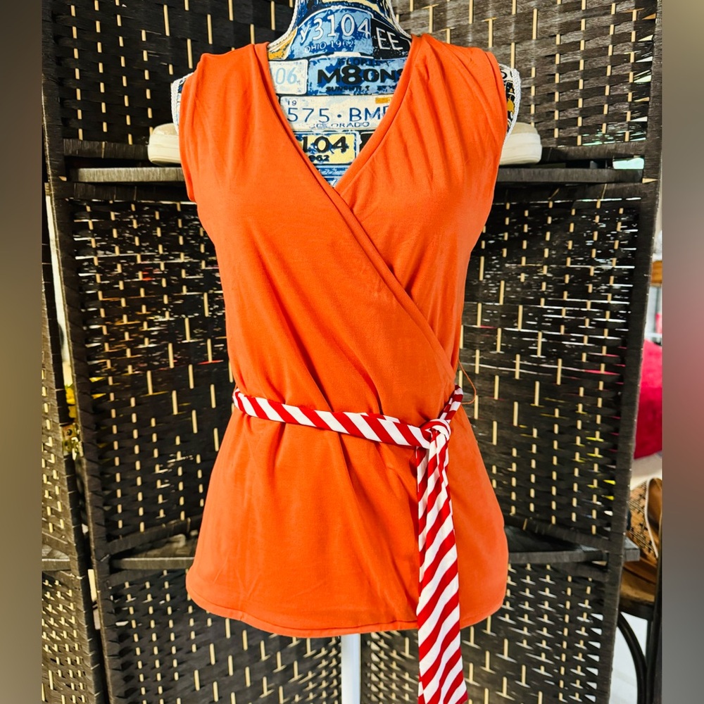Sleeveless cotton tank - reversible